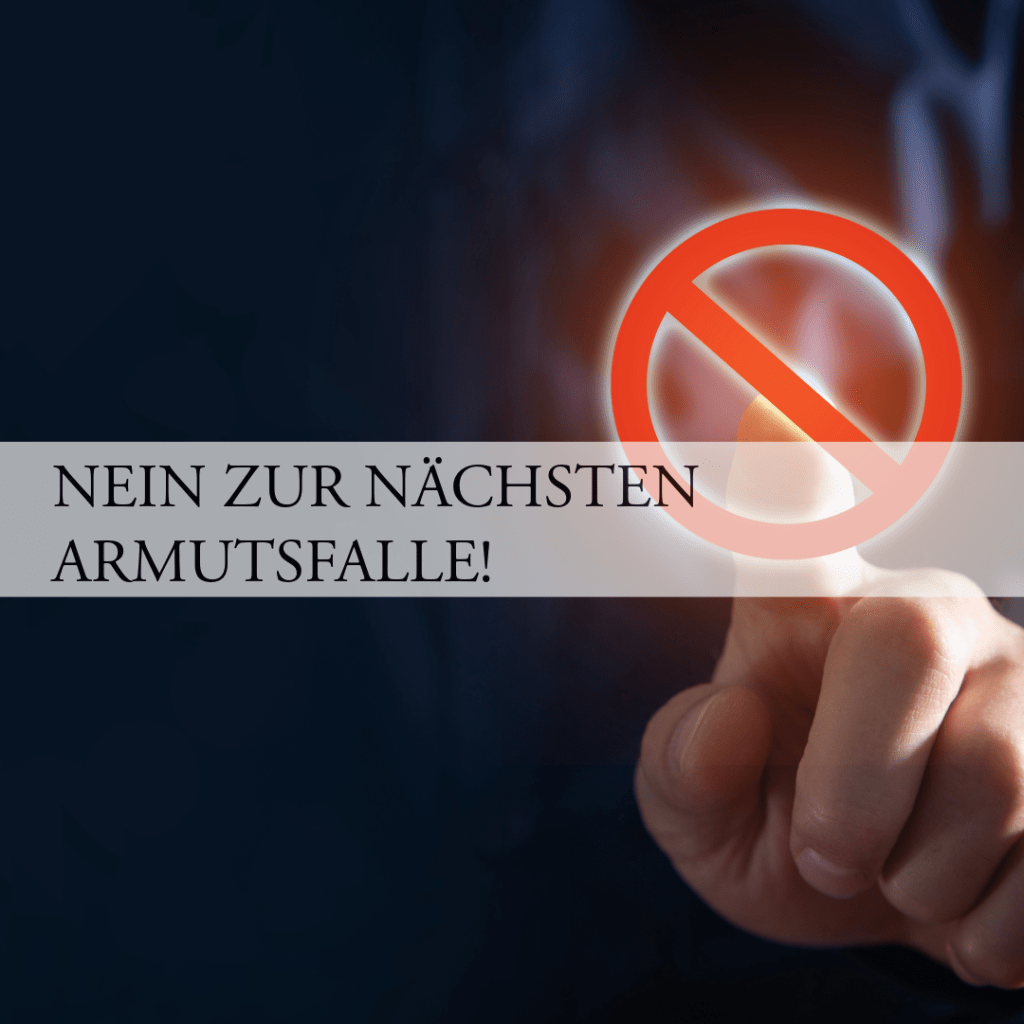 NEIN zur Armutsfalle in&nbsp;OÖ